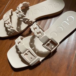 Gucci rubber slide sandals